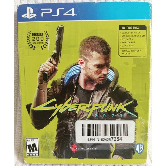 Cyberpunk 2077 Collector Edition PS4 Sealed Game, First Release 2020- Sealed